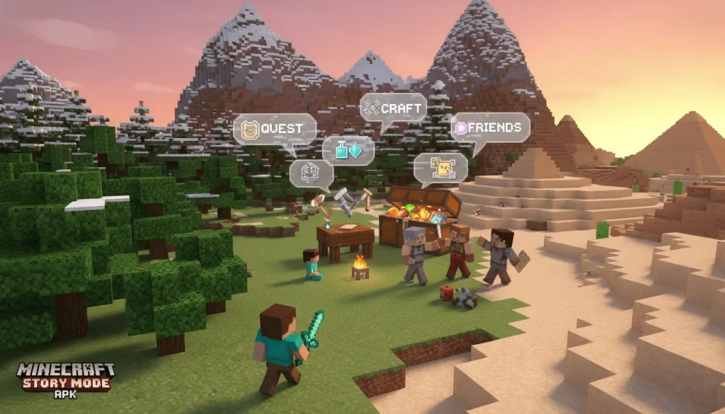 minecraft story mode with multiplayer