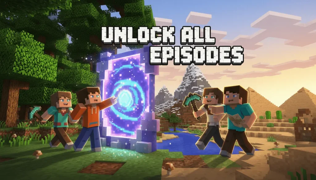 Minecraft Story Mode Apk All Episodes Unlocked